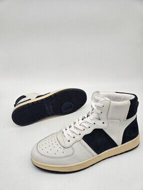 COLLEGIUM Men’s Pillar Destroyer High Leather Sneakers  Sz 9 Made in Italy